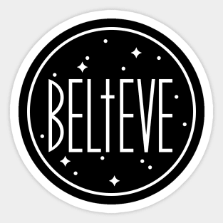 Believe Sticker